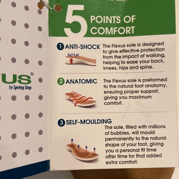 Flexus by Spring Step SZ 8.5 Bayshore White Slides Sandals NIB - Picture 8 of 14